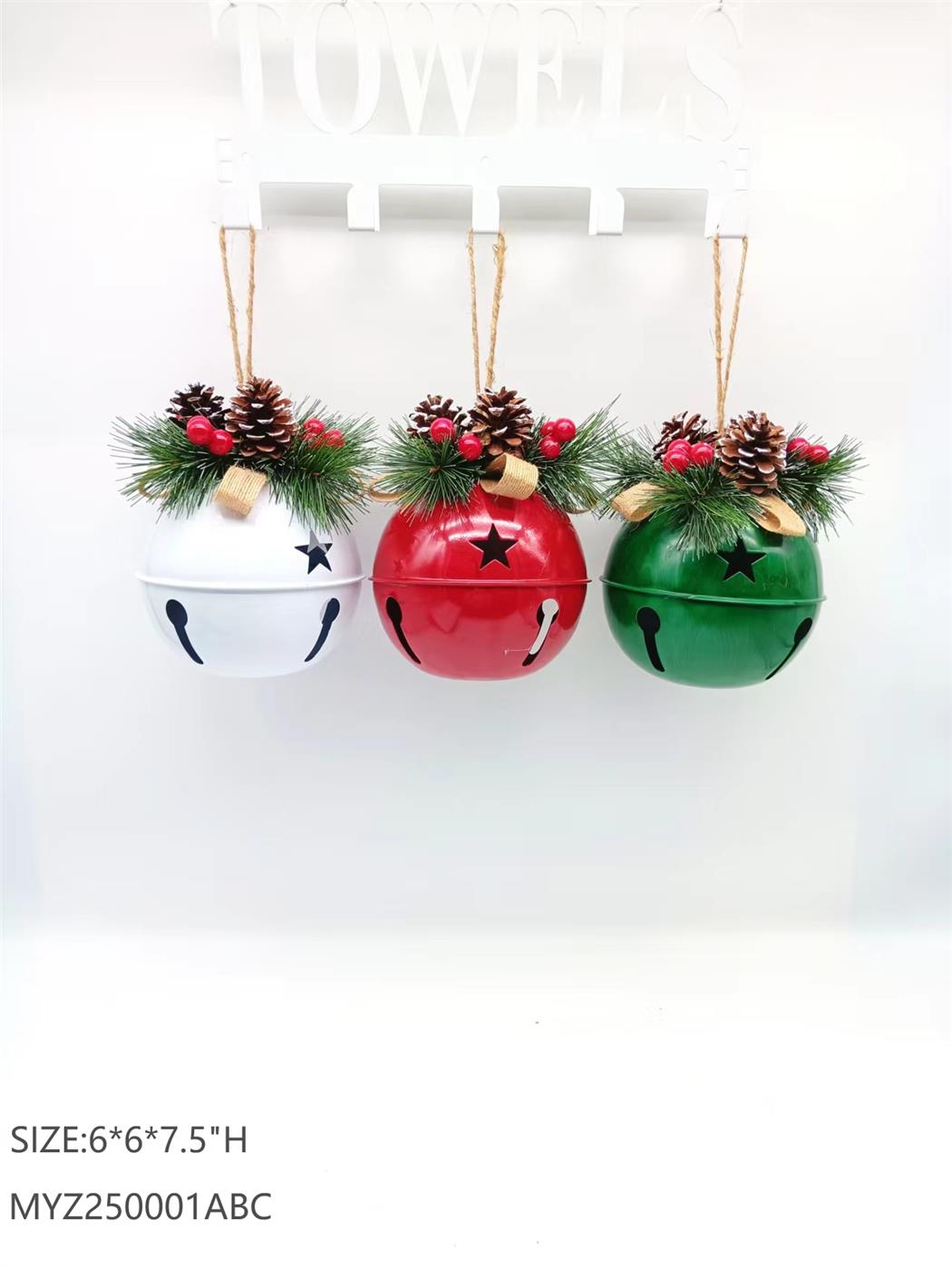 Metal Christmas Bell Style 002