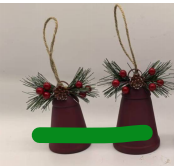 Pair of Rustic Hanging Bells