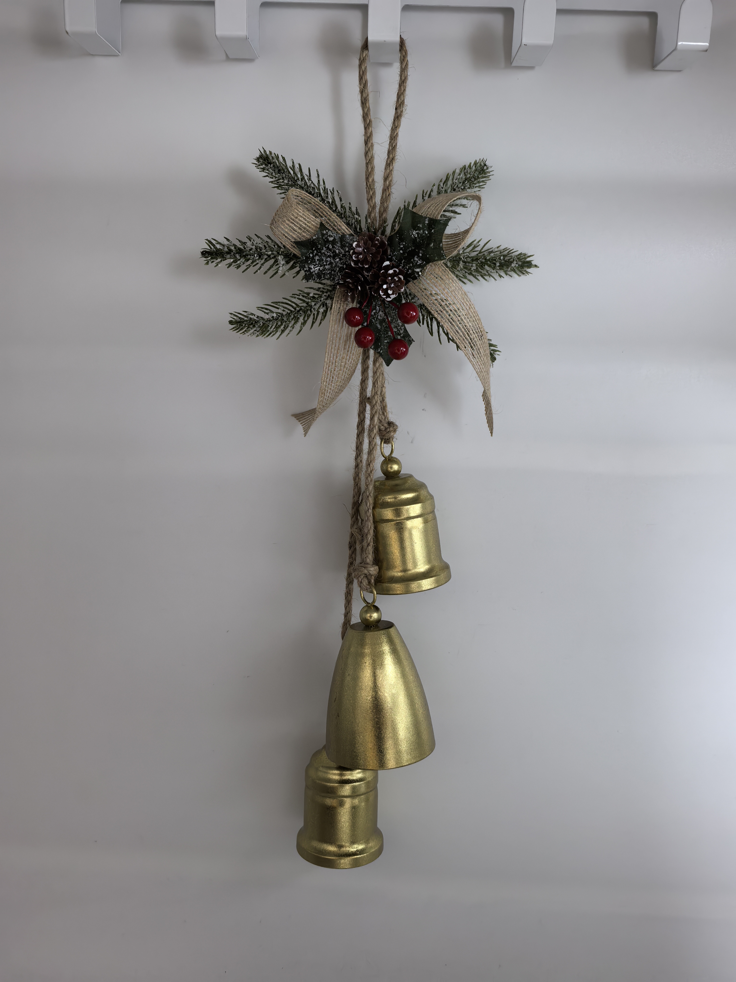 Gold Bell Trio Door Hanger