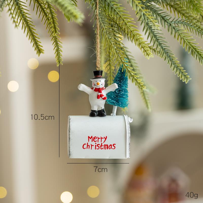 Metal Christmas Mailbox Style 004
