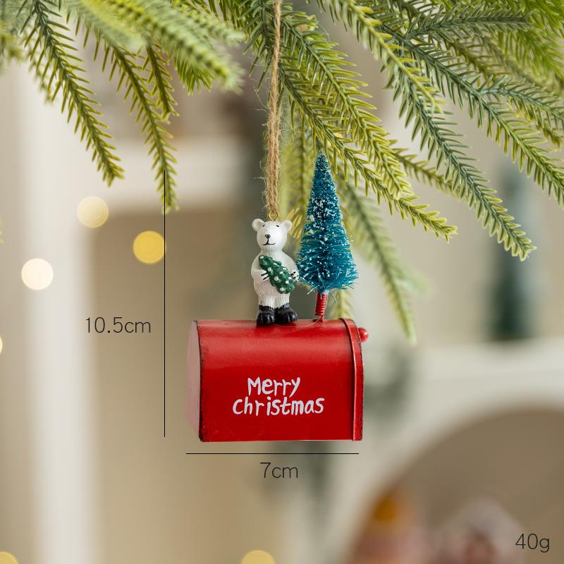 Metal Christmas Mailbox Style 005